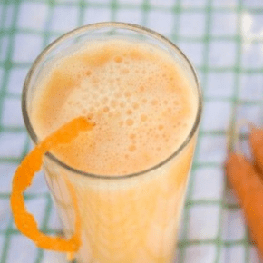 Jugo de zanahoria contra los parásitos.
